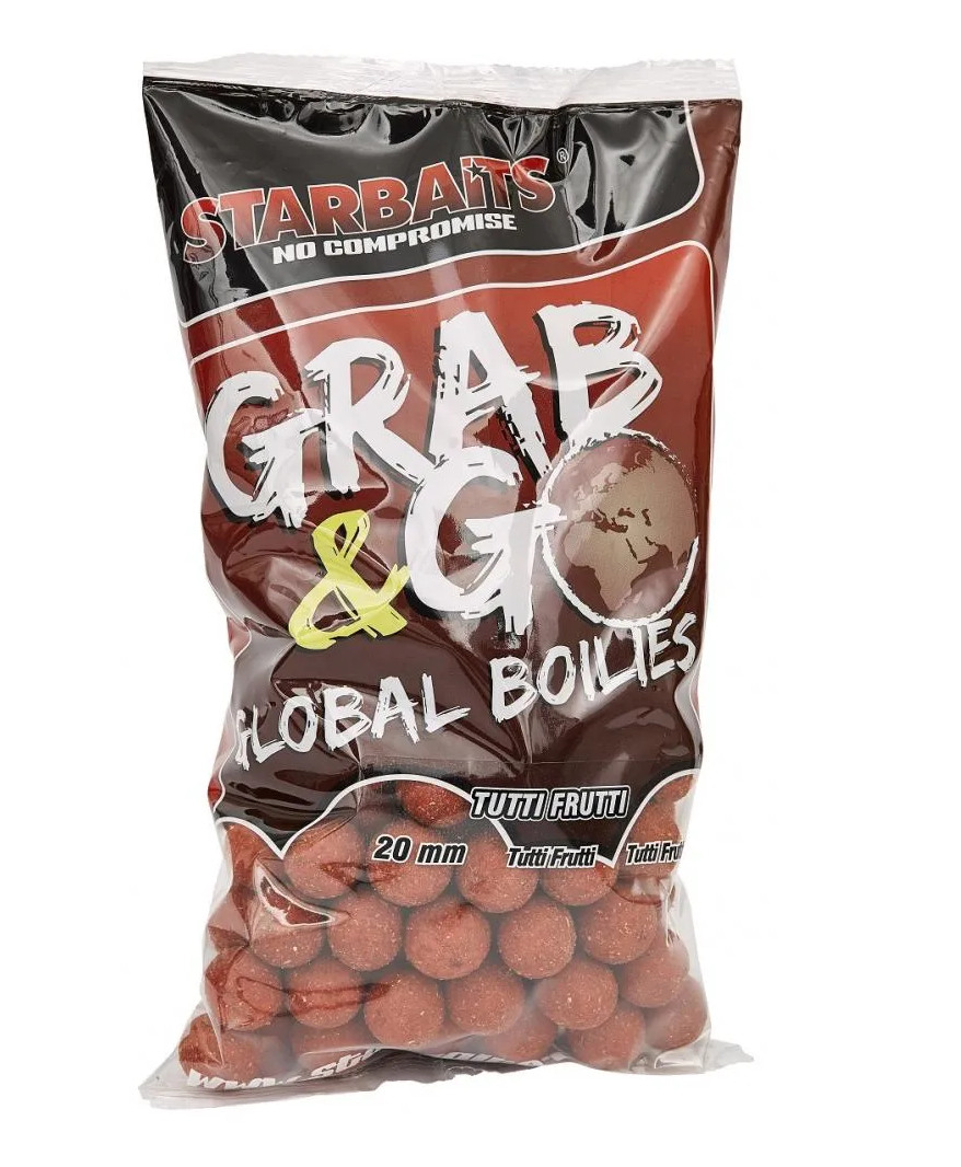 Boilies Starbaits Grab & Go Global Tutti Frutti 20mm 1kg nadă pescuit crap