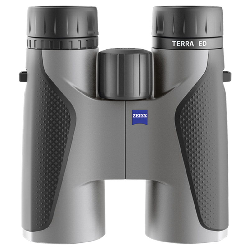 Binoclu Zeiss Terra ED 10x42 black grey, prisme Schmidt-Pechan, lentile ED, rezistent la apa