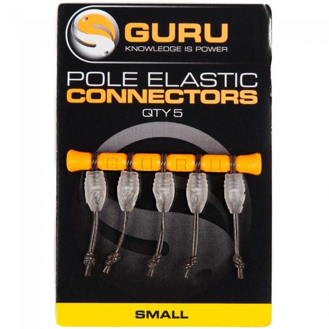 Conector elastic pescuit Guru Mar S, set 5 bucăți